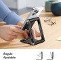 UGREEN Soporte Móvil Mesa, Suporte Teléfono Plegable Multiángulo, Stand Escritorio de Aluminio Compatible con iPhone 14 Pro MAX