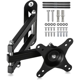 Suptek Soporte TV Pared, Soporte Monitor Pared para Más de 15-32 Pulgadas de hasta 13 kg, Puede Girarse/Inclinarse/Extenderse