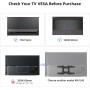Suptek Soporte TV Pared, Soporte Monitor Pared para Más de 15-32 Pulgadas de hasta 13 kg, Puede Girarse/Inclinarse/Extenderse