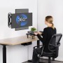 Suptek Soporte TV Pared, Soporte Monitor Pared para Más de 15-32 Pulgadas de hasta 13 kg, Puede Girarse/Inclinarse/Extenderse