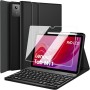 Nanhent Funda con Teclado Español Ñ para Lenovo Tab M11 11 Pulgadas 2024 (TB330FU / TB330XU) Tablet, 9H Protector de Pantalla,