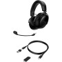 HyperX Cloud III wired Auriculares para Juegos con Cable, PC, PS5, Xbox Series X S, Controladores de 53 mm en ángulo, DTS,
