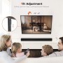 Redbat Soporte TV Pared para Pantallas Planos de 23 a 55 Pulgadas, Soporte Pared TV con Inclinación de Perfil Bajo hasta 45 kg,