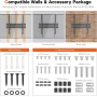 Redbat Soporte TV Pared para Pantallas Planos de 23 a 55 Pulgadas, Soporte Pared TV con Inclinación de Perfil Bajo hasta 45 kg,