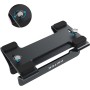 Psitek Soporte Vertical de Aluminio para Portátiles, Ancho de Ranura Ajustable 12-42mm, Almacenamiento Vertical Que Ahorra