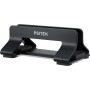 Psitek Soporte Vertical de Aluminio para Portátiles, Ancho de Ranura Ajustable 12-42mm, Almacenamiento Vertical Que Ahorra