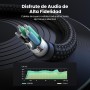 UGREEN Adaptador Splitter Jack 3.5mm Micro y Auriculares Separador de Audio y Micrófono con HiFi Sonido Mic 1 Hembra a 2 Macho