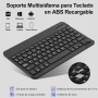 Funda con Teclado para Lenovo Tab P12 12.7", Teclado Bluetooth Inalámbrico Desmontable con Funda Protectora Delgada y Ranura