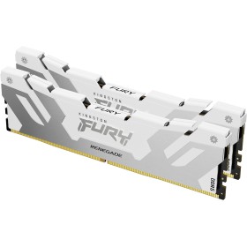 Kingston FURY Renegade DDR5 Silver/White XMP 32GB 6400MT/s CL32 DIMM Desktop Gaming Memory (Kit of 2) - KF564C32RWK2-32