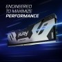 Kingston FURY Renegade DDR5 Silver/White XMP 32GB 6400MT/s CL32 DIMM Desktop Gaming Memory (Kit of 2) - KF564C32RWK2-32