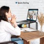 BONTEC Soporte Portátil para Portátil de 10-17 Pulgadas, Soporte de Ordenador Escritorio Ergonómico, Soportar hasta 5 kg, Plata