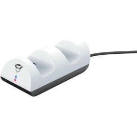 Trust Gaming GXT 254 Cargador Mando PS5, Base de Carga para Playstation 5 DualSense, Alimentación USB, 2 Puertos, Estación de