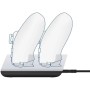 Trust Gaming GXT 254 Cargador Mando PS5, Base de Carga para Playstation 5 DualSense, Alimentación USB, 2 Puertos, Estación de