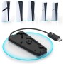 IINE Soporte vertical RGB para PS5/Slim/Pro, PS5/Slim/Pro Base Stand con luces Adjustabel, base de estación vertical con