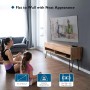 BONTEC Soporte TV Pared Inclinable para Pantallas de 37-82 Pulgadas Plana & Curva LED LCD, Soporte para TV Capacidad hasta 60