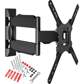 Soporte TV de Pared Inclinable y Giratorio para Pantallas de 32-55 Pulgadas, hasta 31,8 kg, MAX VESA 400x400mm