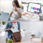 Funda con Teclado para Lenovo Tab P12 12.7", Teclado Bluetooth Inalámbrico Desmontable con Funda Protectora Delgada y Ranura