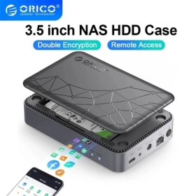 ORICO-carcasa de disco duro SATA de 3,5 pulgadas, caja de almacenamien