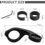 Manillar Bicicleta Soporte Bicicleta Compatible para GPS Garmin Edge 530 540 520 510 500 200 130 20 25 800 810 820 830 810 1000