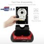 USB 2,0 a IDE SATA disco duro OTB clonación Dock todo en uno HDD estac