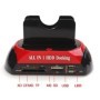 USB 2,0 a IDE SATA disco duro OTB clonación Dock todo en uno HDD estac