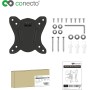 conecto Soporte de Pared para Dispositivos de TV/monitores de 58-107 cm (23-42"), VESA 200x200, inclinable: +/-20°, Giratorio: