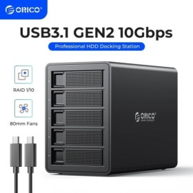 ORICO 35 Series Type-C HDD estación de acoplamiento 10Gbps 5 bahías de