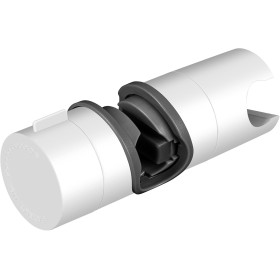 Joyoldelf - Soporte Ajustable de 19 a 25 mm Para Cabezal de Ducha, Cromado