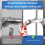 Joyoldelf - Soporte Ajustable de 19 a 25 mm Para Cabezal de Ducha, Cromado