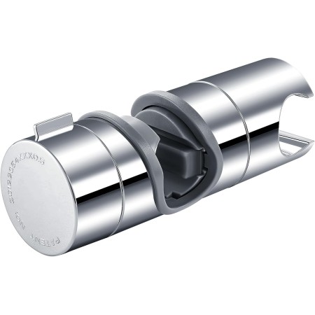 Joyoldelf - Soporte para cabezal de ducha, 19-25 mm, soporte de ducha desmontable con gancho, soporte ajustable chapado en cromo
