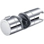 Joyoldelf - Soporte para cabezal de ducha, 19-25 mm, soporte de ducha desmontable con gancho, soporte ajustable chapado en cromo