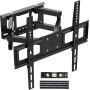GRIFEMA Soporte TV Pared, Soporte Television Pared 26-65 Pulgadas Giratorio Inclinable Articulado Brazo TV Extensible, MAX