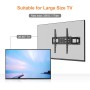 GRIFEMA Soporte TV Pared, Soporte Television Pared 26-65 Pulgadas Giratorio Inclinable Articulado Brazo TV Extensible, MAX