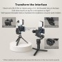 SMALLRIG Soporte para Teléfono de Metal con Cold Shoe, Soporte Universal Compatible con Articulaciones Libremente Ajustables,