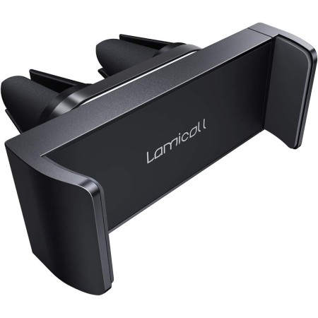 Lamicall Soporte Móvil Coche, Soporte Teléfono - Rejillas de Ventilación Salidas de Aire para iPhone 16 Pro Max Plus, 15 14 13