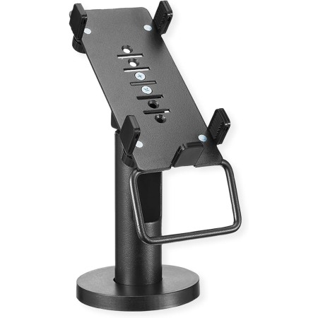 ROLINE Soporte Universal, Giratorio e inclinable para Terminal de Tarjeta de crédito, Negro
