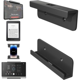 sciuU Soporte de Pared Universal para Tablets/Teléfono/Lector Electrónico/Control Remoto, Compatible con iPad, iPhone, Samsung,