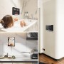 sciuU Soporte de Pared Universal para Tablets/Teléfono/Lector Electrónico/Control Remoto, Compatible con iPad, iPhone, Samsung,