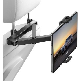 JOYROOM Soporte Tablet Coche [Estructura Triangular Estabilizadora] Soporte iPad Coche con Doble Brazo Plegable Soporte para