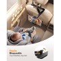 JOYROOM Soporte Tablet Coche [Estructura Triangular Estabilizadora] Soporte iPad Coche con Doble Brazo Plegable Soporte para