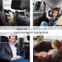 OcioDual Soporte Tablet Coche Reposacabezas, Abrazadera para Reposacabezas, Soporte para Tablet Coche Extensible, Rotación 360º,