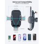 Tsryrlr Soporte Movil Coche, [Súper Poder de succión] Soporte de Móvil Coche con Ventosa Fuerte para Salpicadero/Parabrisas,360°