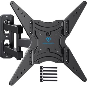 PERLESMITH Soporte TV Pared, Inclinación Orientable Fijación Extensible, Soporte Television Pared de 26 a 60 Pulgadas, LED LCD y