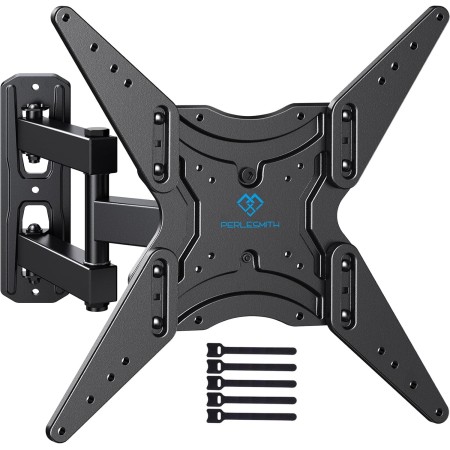 PERLESMITH Soporte TV Pared, Inclinación Orientable Fijación Extensible, Soporte Television Pared de 26 a 60 Pulgadas, LED LCD y
