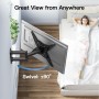 PERLESMITH Soporte TV Pared, Inclinación Orientable Fijación Extensible, Soporte Television Pared de 26 a 60 Pulgadas, LED LCD y