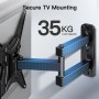 PERLESMITH Soporte TV Pared, Inclinación Orientable Fijación Extensible, Soporte Television Pared de 26 a 60 Pulgadas, LED LCD y