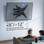 PERLESMITH Soporte TV Pared, Inclinación Orientable Fijación Extensible, Soporte Television Pared de 26 a 60 Pulgadas, LED LCD y