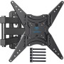 PERLESMITH Soporte TV Pared, Inclinación Orientable Fijación Extensible, Soporte Television Pared de 26 a 60 Pulgadas, LED LCD y