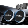 ivoler 2 Pack Soporte Móvil Coche, Iman Coche Móvil para Rejilla del Aire, 360°Rotación, Soporte Magnético para Smartphone, los