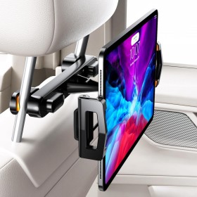 Wurycia Soporte Tablet Coche, Soporte Coche Reposacabezas, Soporte iPad Coche, Accesorios Coche para Teléfono/Tablet